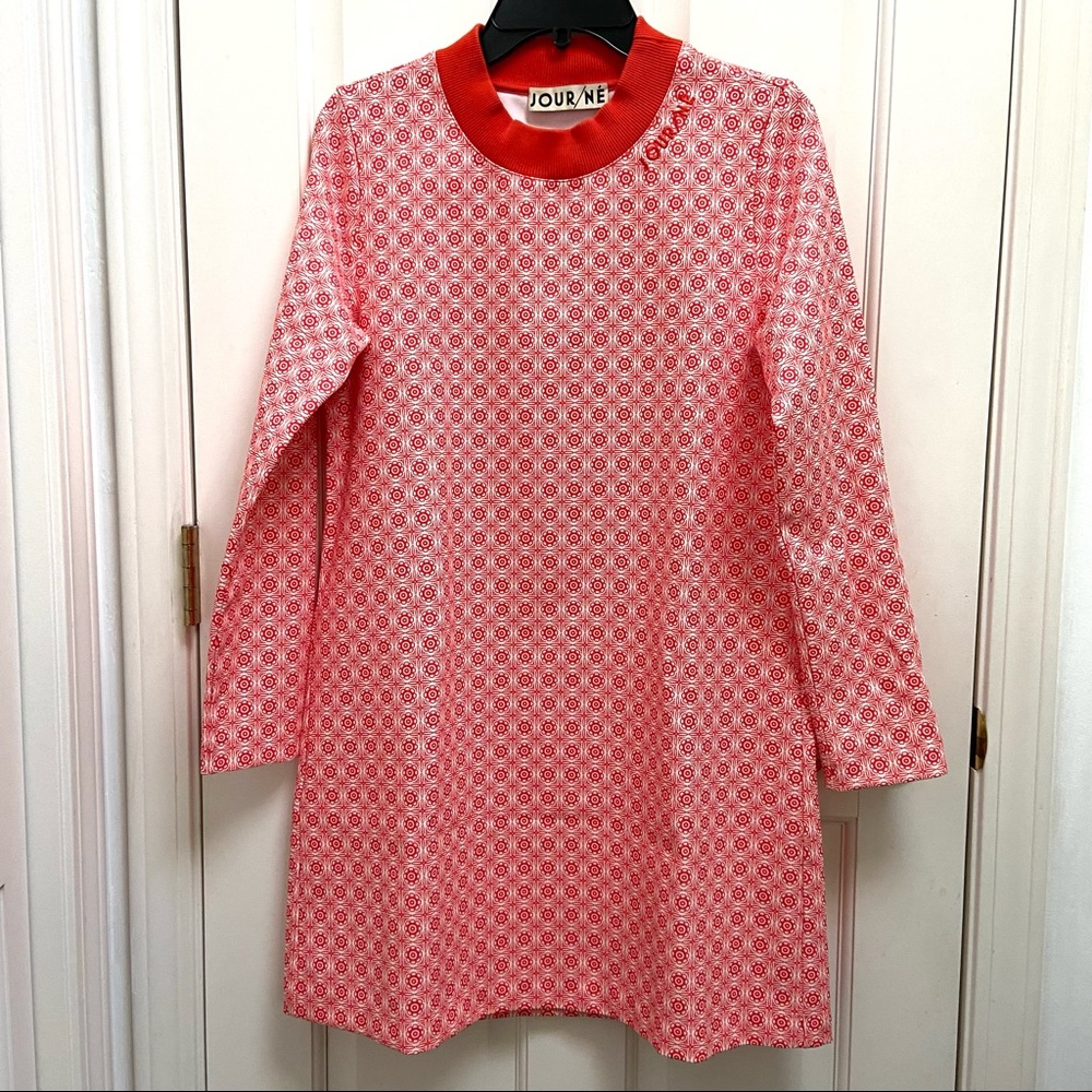 NEW JOUR/NE Red Sunflower Dress Size S